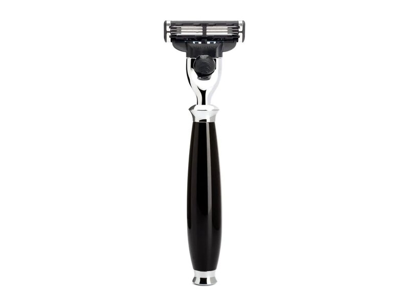 Muhle Purist Gillette® Mach3® scheerapparaat - zwart edelhars