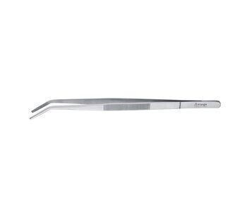 Triangle pincet met gebogen punt 15cm