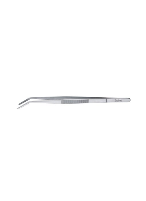 Triangle pincet met gebogen punt 15cm