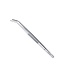 Triangle pincet met gebogen punt rvs - 15cm