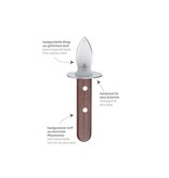 Triangle oestermes met houten heft