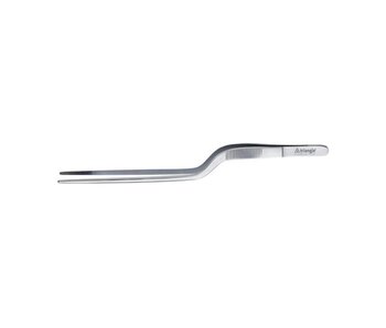 Triangle fijne serveerpincet met knik 21cm