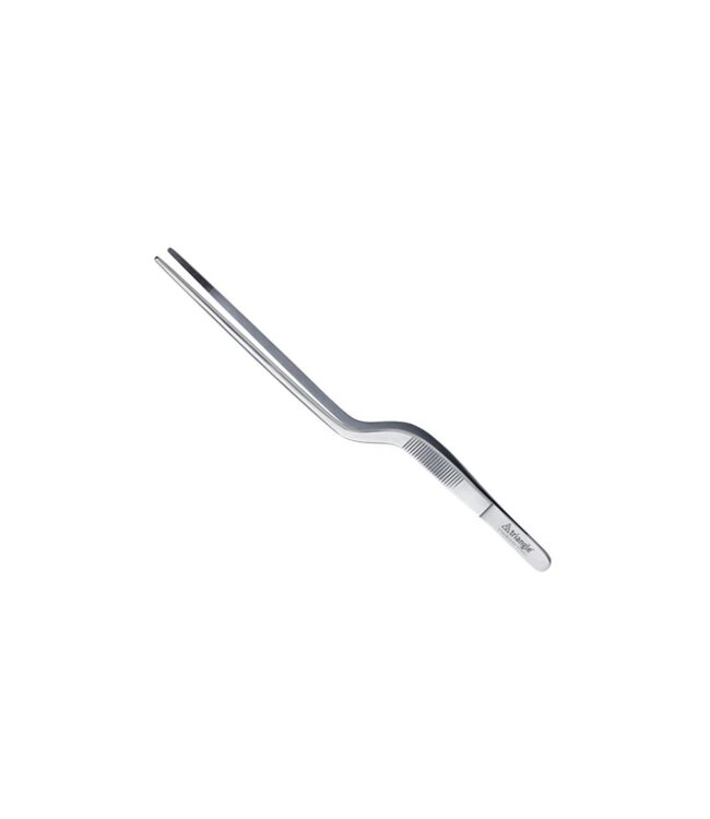 Triangle pincet met knik rvs - 20cm