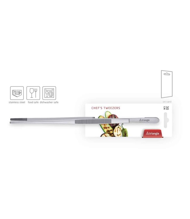 Triangle multifunctioneel keukenpincet rvs - 30cm