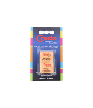 Credo vervangmesjes (2 x 10) voor eeltmes