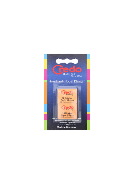 Credo vervangmesjes (2 x 10) voor eeltmes