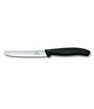 Victorinox Swiss Classic tafel/tomatenmes - zwart