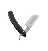 Dovo open scheermes 6/8 - Solingen Best Quality - koolstofstaal - kunststof zwart