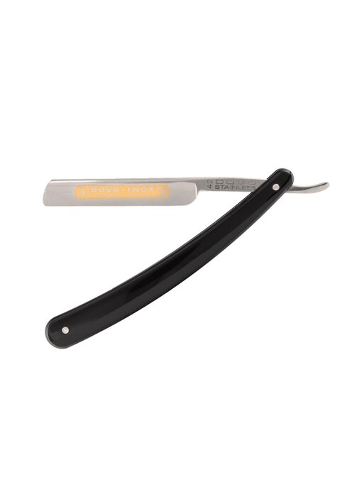 Dovo open scheermes 4/8 - Dovo 42 - inox rvs - kunststof zwart