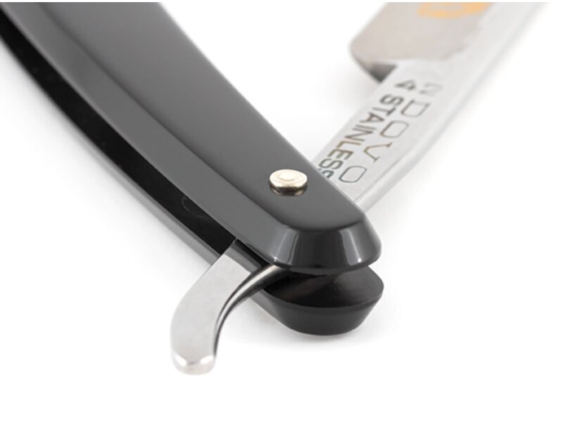 Dovo open scheermes 4/8 - Dovo 42 - inox rvs - kunststof zwart