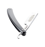 Dovo open scheermes 5/8 - Solingen Best Quality - koolstofstaal - kunststof zwart