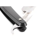 Dovo open scheermes 5/8 - Solingen Best Quality - koolstofstaal - kunststof zwart