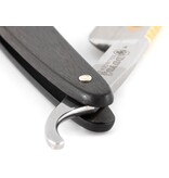 Dovo open scheermes 5/8 - Prima - zilverstaal - ebbenhout