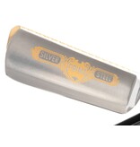 Dovo open scheermes 5/8 - Prima - zilverstaal - ebbenhout