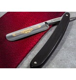 Dovo open scheermes 5/8 - Prima - zilverstaal - ebbenhout