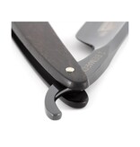 Dovo open scheermes 6/8 - Bismarck Black Duke - zilverstaal - ebbenhout - zwart lemmet