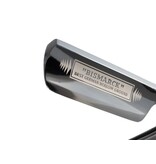 Dovo open scheermes 6/8 - Bismarck Black Duke - zilverstaal - ebbenhout - zwart lemmet