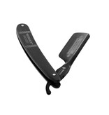 Dovo open scheermes 6/8 - Bismarck Black Duke - zilverstaal - ebbenhout - zwart lemmet