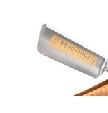 Dovo open scheermes  5/8 - inox rvs - olijfhout