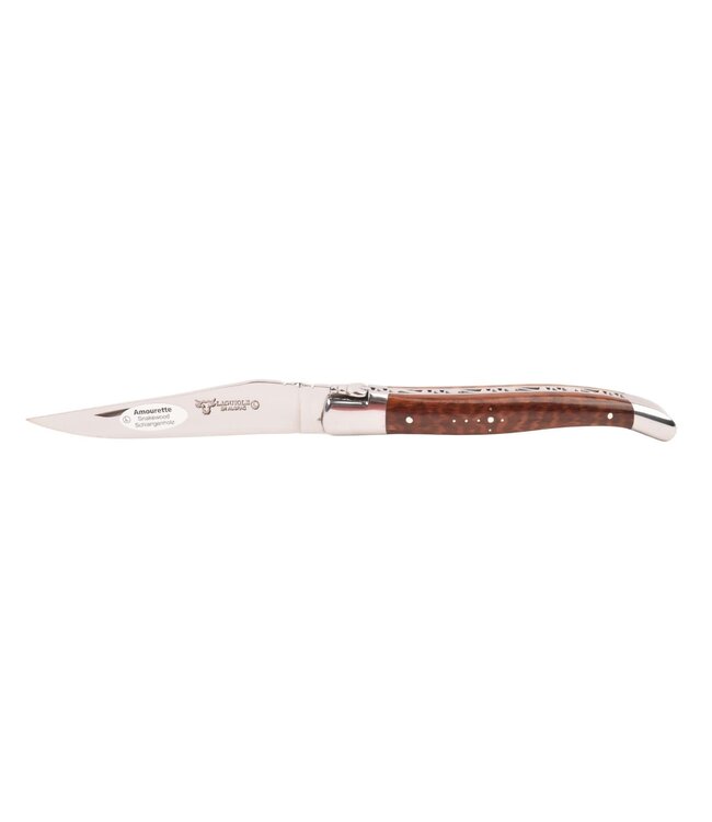 Laguiole en Aubrac 12cm slangenhout - glanzend