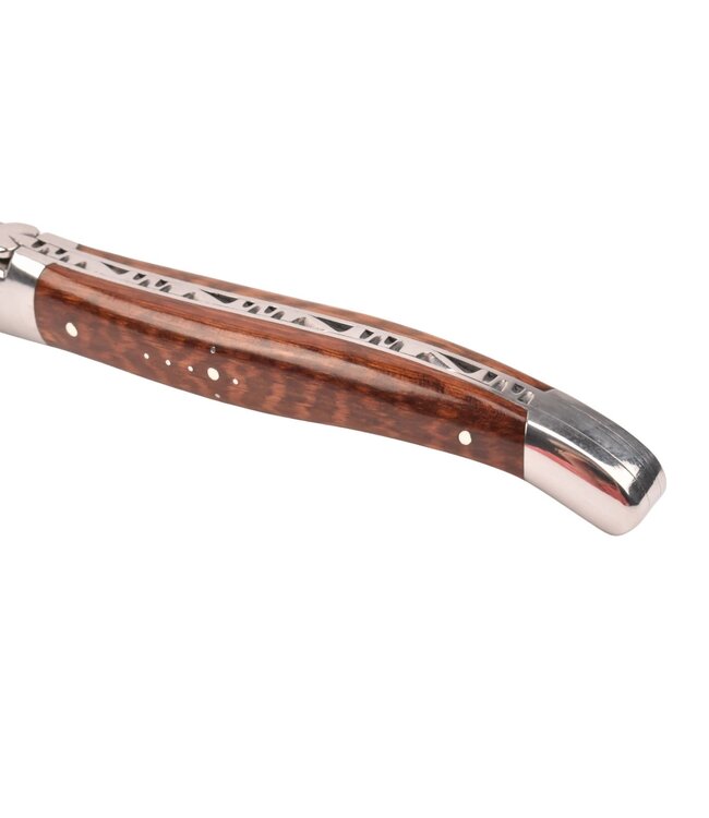 Laguiole en Aubrac 12cm slangenhout - glanzend