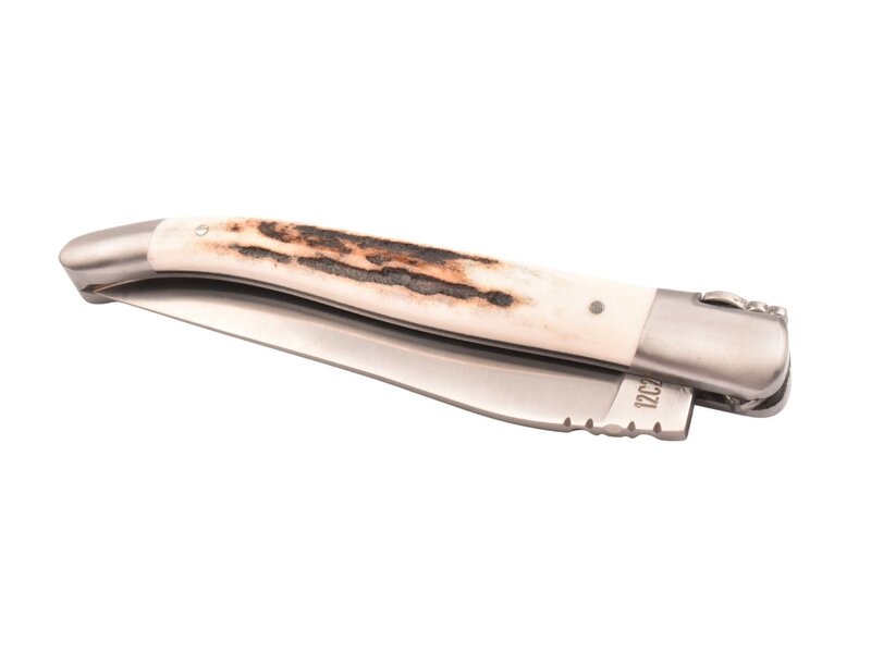 Laguiole en Aubrac 12cm bois de cerf - mat