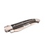 Laguiole en Aubrac 12cm populierenwortelknol blauw - mat