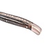 Laguiole en Aubrac 12cm populierenwortelknol blauw - mat