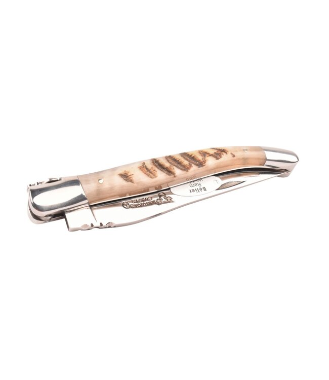 Laguiole en Aubrac 12cm ramshoorn - glanzend