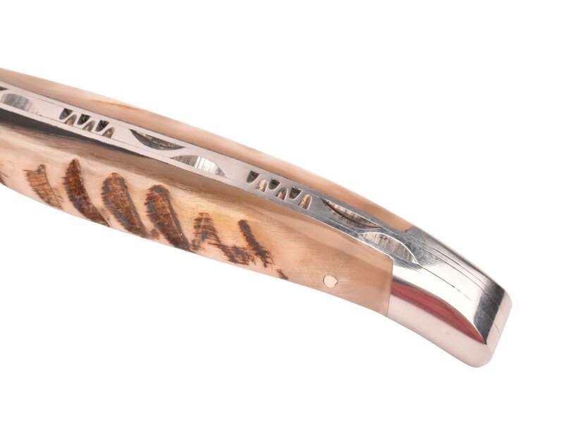 Laguiole en Aubrac 12cm ramshoorn - glanzend