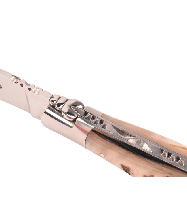 Laguiole en Aubrac 12cm ramshoorn - glanzend