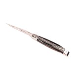 Laguiole en Aubrac 12cm croute de buffle - double platines - glanzend