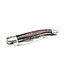 Laguiole en Aubrac 12cm buffelhoorn korst - double platines - glanzend