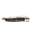Laguiole en Aubrac 12cm buffelhoorn korst - double platines - glanzend