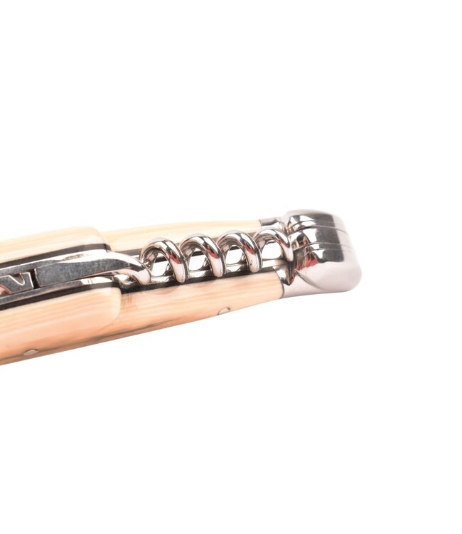 Laguiole en Aubrac 12cm mammoetivoor korst met kurkentrekker - glanzend