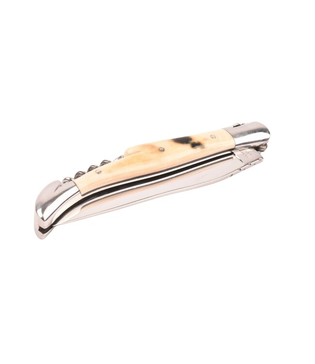Laguiole en Aubrac 12cm mammoetivoor korst met kurkentrekker - glanzend