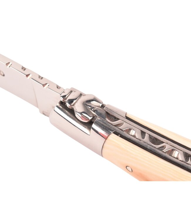 Laguiole en Aubrac 12cm mammoetivoor korst met kurkentrekker - glanzend