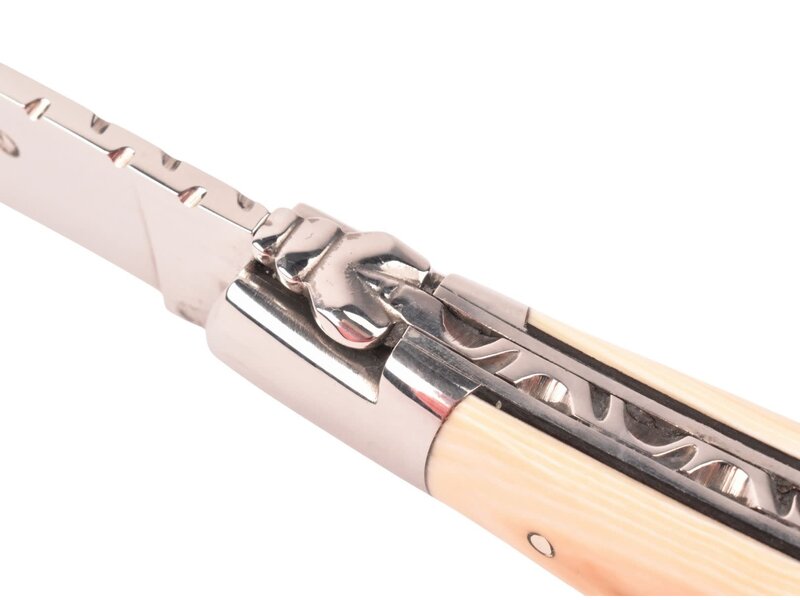 Laguiole en Aubrac 12cm croute d'ivoire de mammouth met kurkentrekker