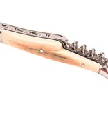 Laguiole en Aubrac 12cm croute d'ivoire de mammouth met kurkentrekker