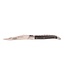 Laguiole en Aubrac 12cm carbone rood - double platines - mat