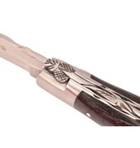 Laguiole en Aubrac 12cm carbone - double platines - mat