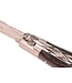 Laguiole en Aubrac 12cm carbone rood - double platines - mat