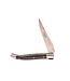 Laguiole en Aubrac 12cm carbone rood - double platines - mat