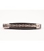 Laguiole en Aubrac 12cm carbone rood - double platines - mat