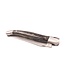 Laguiole en Aubrac 12cm carbone rood - double platines - mat