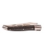 Laguiole en Aubrac 12cm carbone rood - double platines - mat
