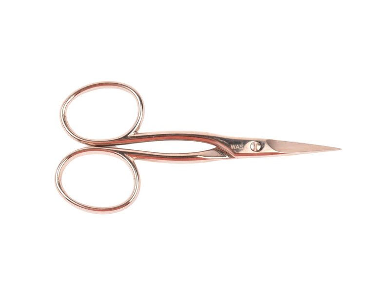 WASA linkshandige borduurschaar glanzend RVS  3.5" (9 cm)