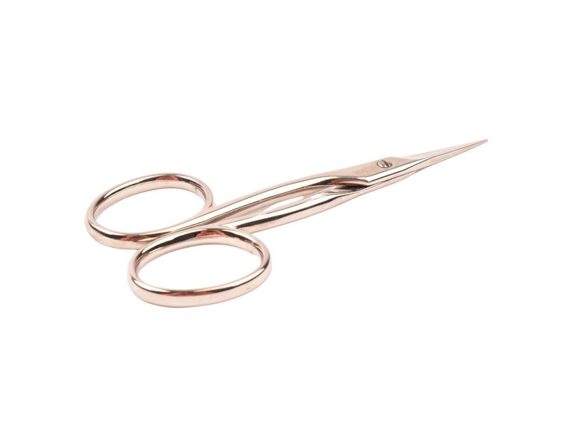 WASA linkshandige borduurschaar glanzend RVS  3.5" (9 cm)