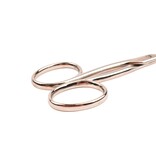 WASA linkshandige borduurschaar glanzend RVS  3.5" (9 cm)