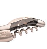 Laguiole en Aubrac kurkentrekker met heft in donker buffelhoorn - mat